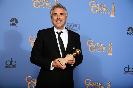 Alfonso Cuarón gana su primer Globo de Oro como Mejor Director.  Foto: AP