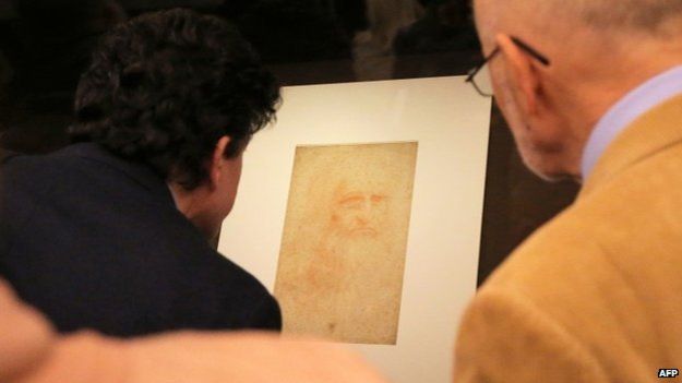 Hay expertos que dudan de que el dibujo sea efectivamente un autorretrato. Hay expertos que dudan de que el dibujo sea efectivamente un autorretrato.
