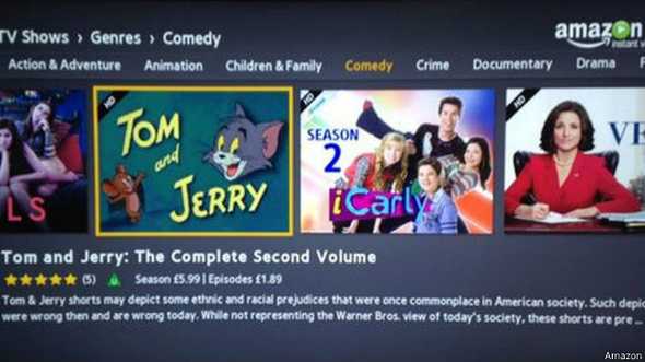 Así aparece Tom y Jerry en Amazon Prime. 
