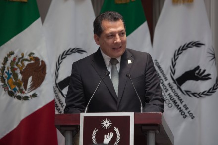 Raúl Plascencia, titular de la CNDH.  Foto: Octavio Gómez