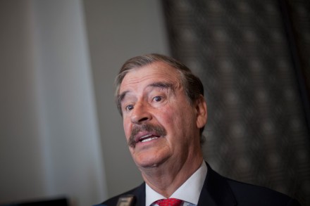 El expresidente Vicente Fox.  Foto: Miguel Dimayuga