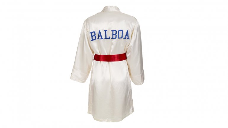 Bata de boxeo utilizada en Bata de boxeo utilizada en