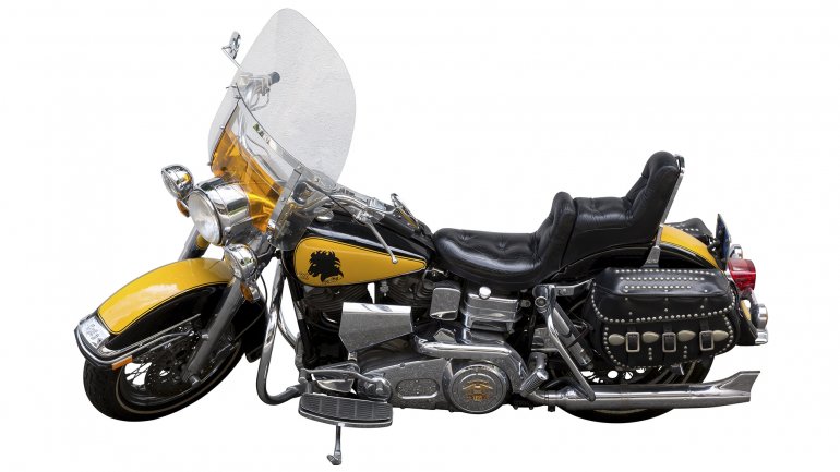 Harley Davidson FLH 80 utilizada en Harley Davidson FLH 80 utilizada en