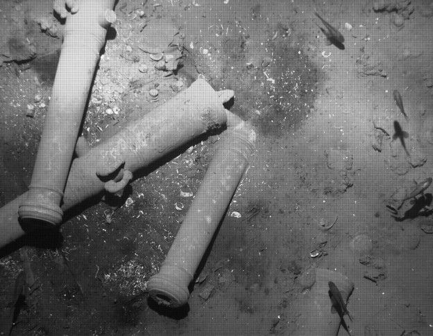 Una de las formas de identificar al galeón fue por el delfín que llevaban grabados en los cañones. Una de las formas de identificar al galeón fue por el delfín que llevaban grabados en los cañones.