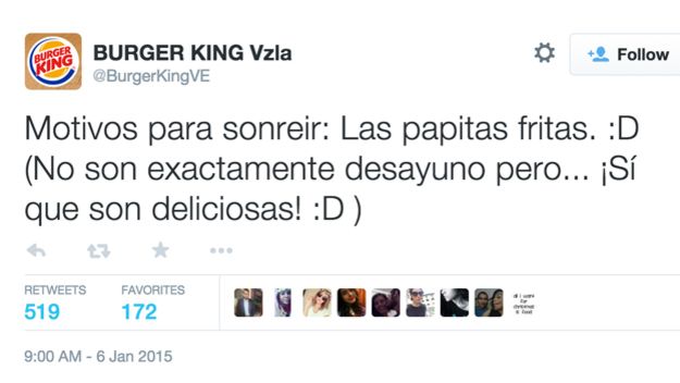 Burger King se burla de McDonlad's. Burger King se burla de McDonlad's.