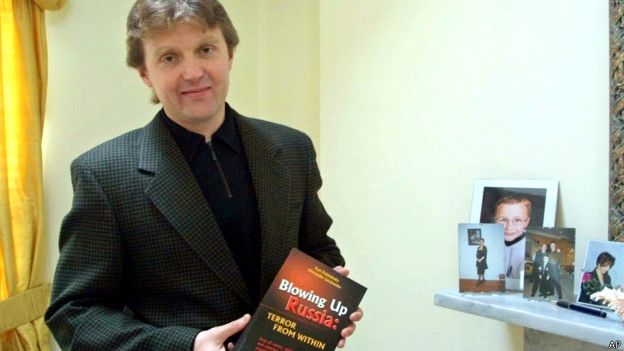 Una de las razones por las que Litvinenko era persona non grata para el gobierno de Rusia fue su libro Una de las razones por las que Litvinenko era persona non grata para el gobierno de Rusia fue su libro