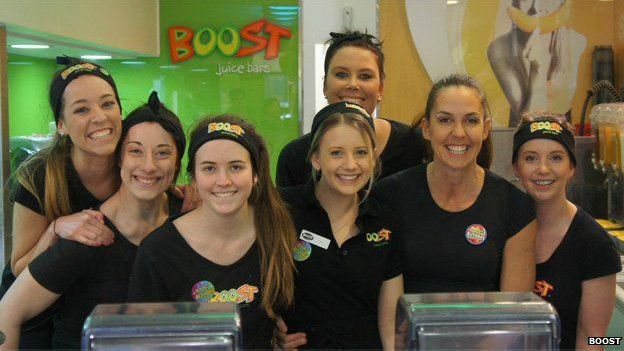 Boost es hoy parte de un holding que incluye restaurants mexicanos y cafeterías. Boost es hoy parte de un holding que incluye restaurants mexicanos y cafeterías.