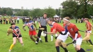 Desde 2012 se vienen disputando torneos internacionales de quidditch, llamados Juegos Globales. Desde 2012 se vienen disputando torneos internacionales de quidditch, llamados Juegos Globales.