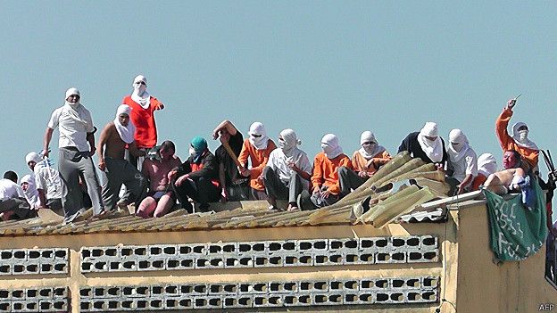 En este motín dentro de la cárcel de Cascavel, en el sur de Brasil, hubo reportes de decapitaciones el año pasado. En este motín dentro de la cárcel de Cascavel, en el sur de Brasil, hubo reportes de decapitaciones el año pasado.