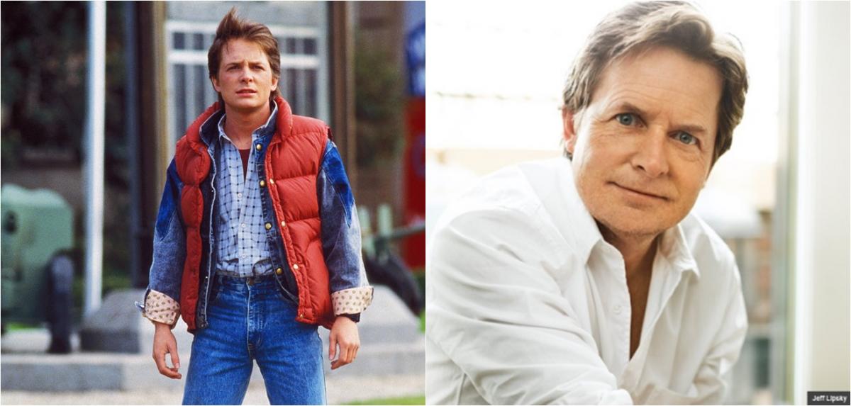 Michael J. Fox interpretó al intrépido Marty McFly que viajó al futuro.  