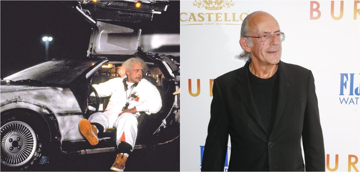 Christopher Lloyd hizo el personaje de Emmett Brown, el querido `Doc´, el científico que realizó la maquina del tiempo.