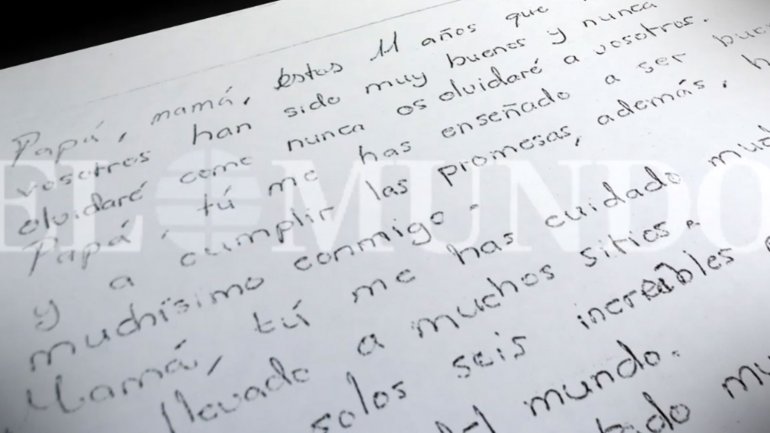 La carta de despedida de Diego La carta de despedida de Diego
