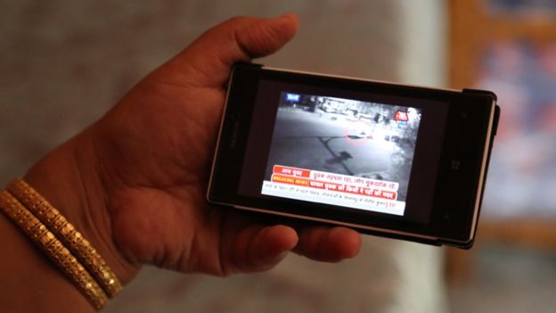 La filmación del accidente de Vinay Jindal se convirtió en un video viral. La filmación del accidente de Vinay Jindal se convirtió en un video viral.
