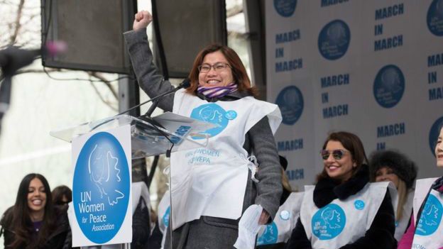 Hoy en día, es una activista por los derechos de las mujeres y la concienciación sobre el tráfico sexual. Hoy en día, es una activista por los derechos de las mujeres y la concienciación sobre el tráfico sexual.