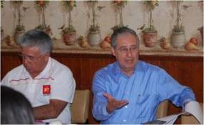 Enrique Ibarra (derecha)
