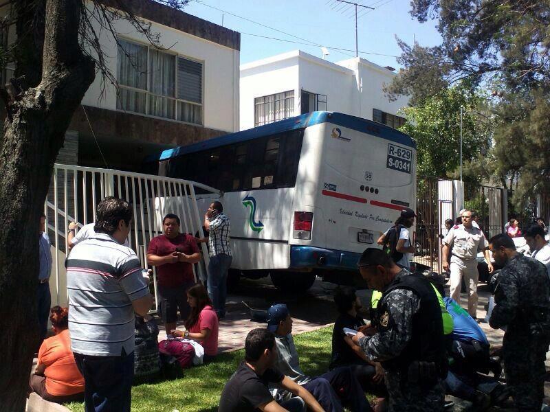 El camión urbano de la ruta 629