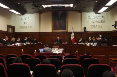 Sesión de la Suprema Corte de Justicia de la Nación el pasado 16 de junio.