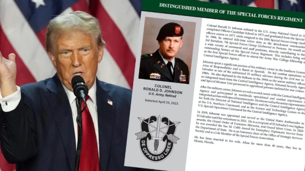 Trump nominó a Ronald Johnson como Embajador de EE.UU. en México.