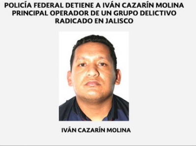 Cazarín Molina es uno de los objetivos prioritarios de la &#039;Operación Jalisco&#039;