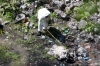 Peritos en busca de los normalistas desaparecidos, en Cocula, Guerrero.