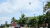 Un helicóptero de la Marina sobrevuela el municipio mexicano de Badiraguato