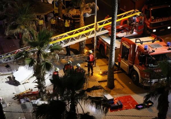 Cuatro muertos y siete heridos críticos en el derrumbe de un &#039;beach club&#039; en Playa de Palma