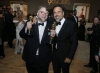 Guillermo del Toro (izq.) y Alejandro González Iñárritu (der.) en el ‘Governors Ball’ tras la ceremonia de la 90a. entrega de los Premios Óscar en el Dolby Theatre en Los Ángeles, California.