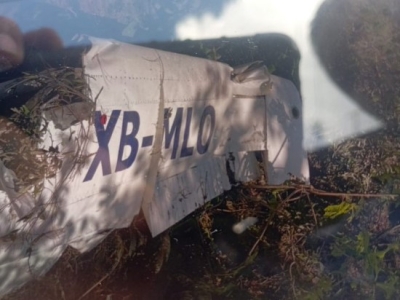Reportan desplome de una avioneta en Quitupan, Jalisco