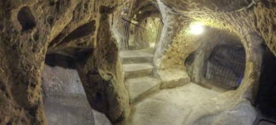 derinkuyu, una de las ciudades susbterráneas de la Capadocia