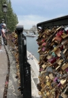 Candados en el Pont des Arts.