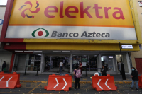 Sucursal de Grupo Elektra, propiedad de Ricardo Salinas Pliego, en la Ciudad de México.