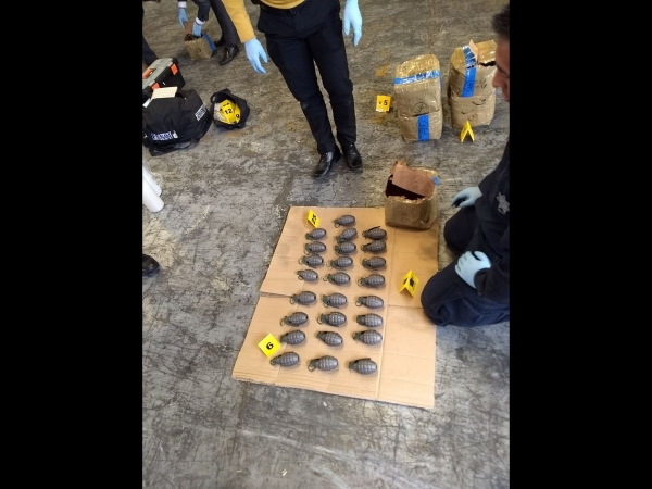 Incautan en México casi 2.000 granadas en un envío postal