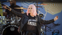 a cantante Jessie J durante un concierto en Nueva York, EE.UU., el 22 de mayo de 2015.
