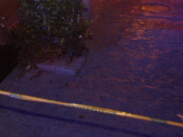 La agresión se registró ayer viernes por la noche en el cruce de las calles Damián Carmona y Gómez de Mendiola