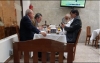 Fernández de Cevallos y Romero Deschamps son acompañados, según identifican algunos, por Carlos Lozano, ex gobernador de Aguascalientes, y Mariano González, ex gobernador de Tlaxcala. YOUTUBE / Lords &amp; Ladies