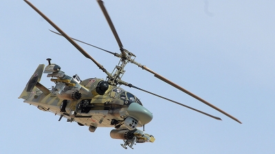 El helicóptero de ataque ruso Ka-52/