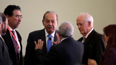 El empresario Carlos Slim en la Ciudad de México, el 27 de noviembre de 2019