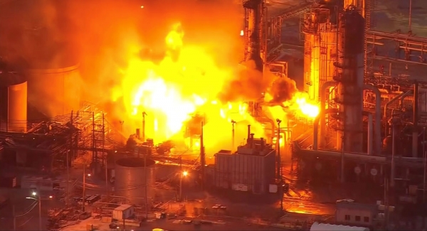 La mayor refinería de la costa oriental de EEUU sufre una gran pérdida