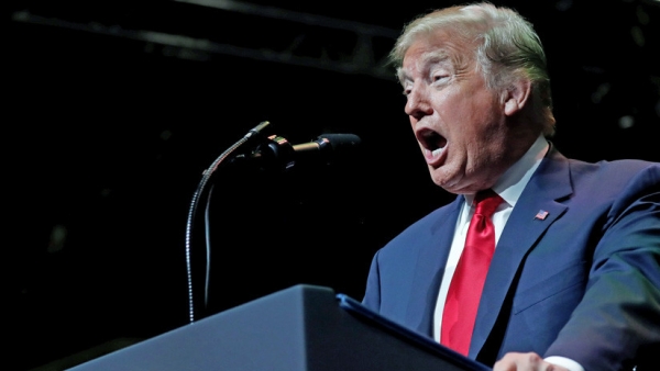 El presidente estadounidense, Donald Trump, en Elkhart, Indiana (EE.UU.), 10 de mayo de 2018.