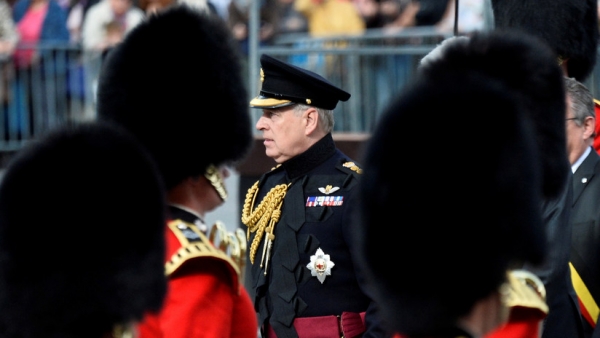 El príncipe Andrés, el 7 de septiembre de 2019