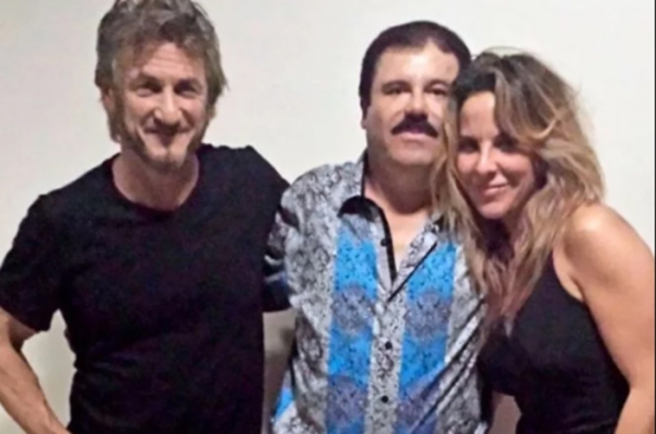 Sean Penn, Joaquín &quot;El Chapo&quot; Guzmán y Kate del Castillo.