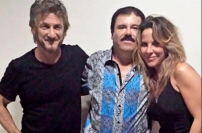 Sean Penn, Joaquín &quot;El Chapo&quot; Guzmán y Kate del Castillo.