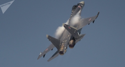 La aviación rusa lanza un ataque contra terroristas que usaron municiones químicas en Alepo, Siria.