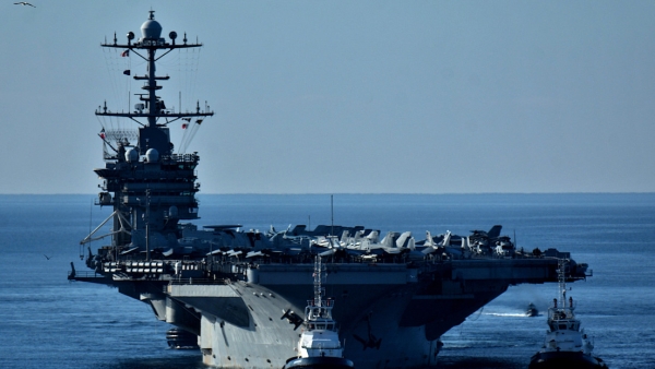 El portaviones estadounidense USS Harry S. Truman