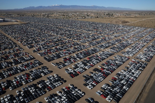 El cementerio de coches Volkswagen afectados por el ‘Dieselgate’ en Estados Unidos