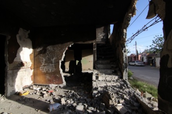 Casas de Allende, Coahuila destruidas por los Zetas.