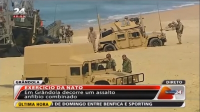 Obstáculo insalvable: graban cómo fracasa el desembarco de soldados de EE.UU. en Portugal