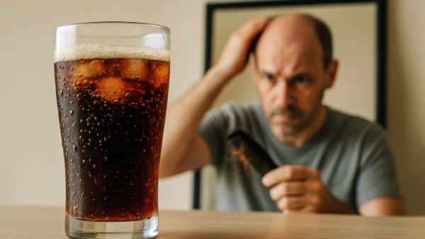 Descubren una relación entre la caída del cabello y las bebidas como la Coca-Cola
