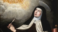 Santa Teresa de Jesús, copia de autor anónimo basada en una obra de José de Ribera. Colección del Museo del Prado