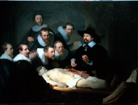 &#039;La lección de anatomía del Dr. Nicolaes Tulp&#039;, del pintor holandés Rembrandt.